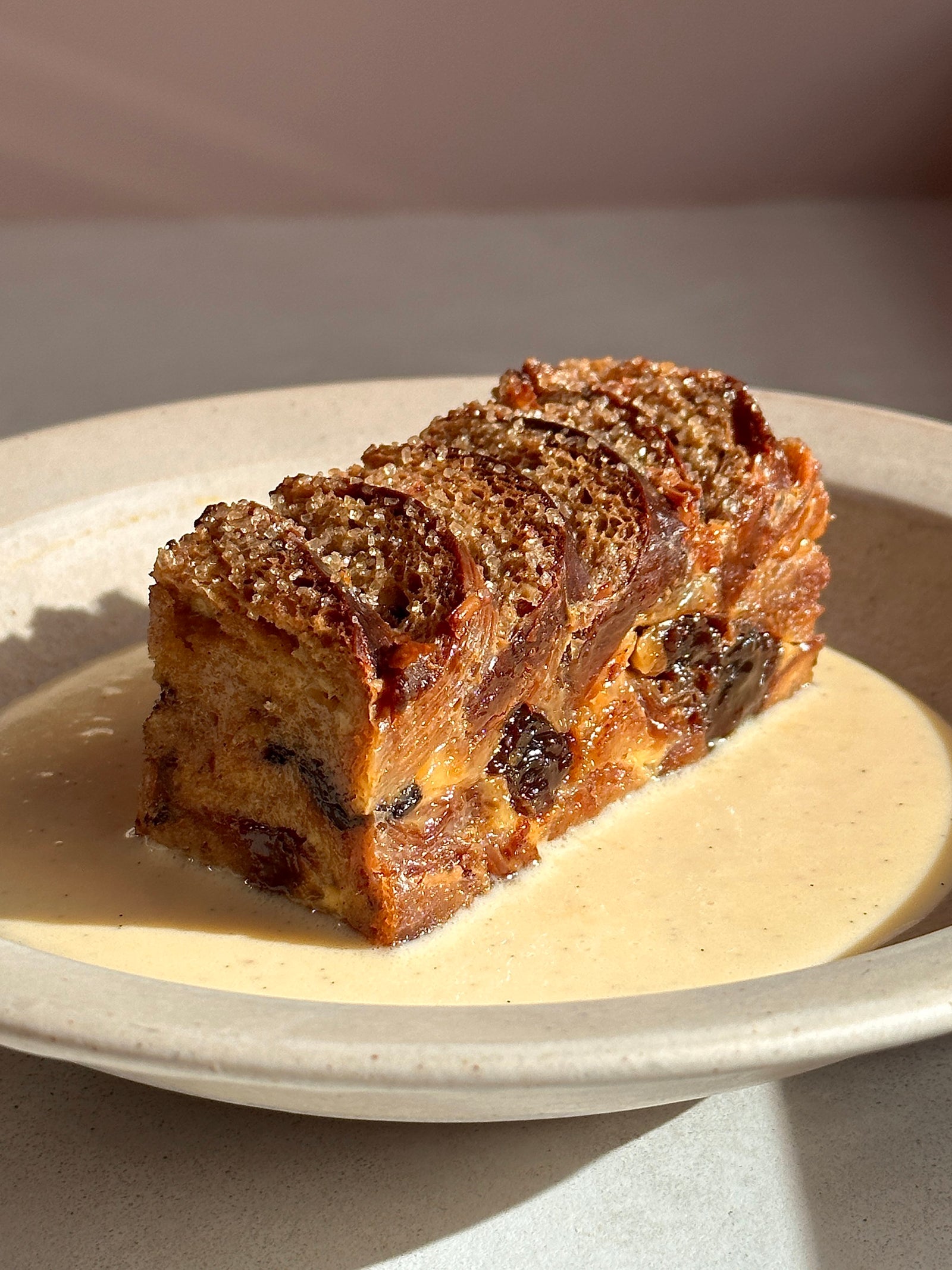 Hot Cross Bread & Butter Pudding by Ian Pickstock