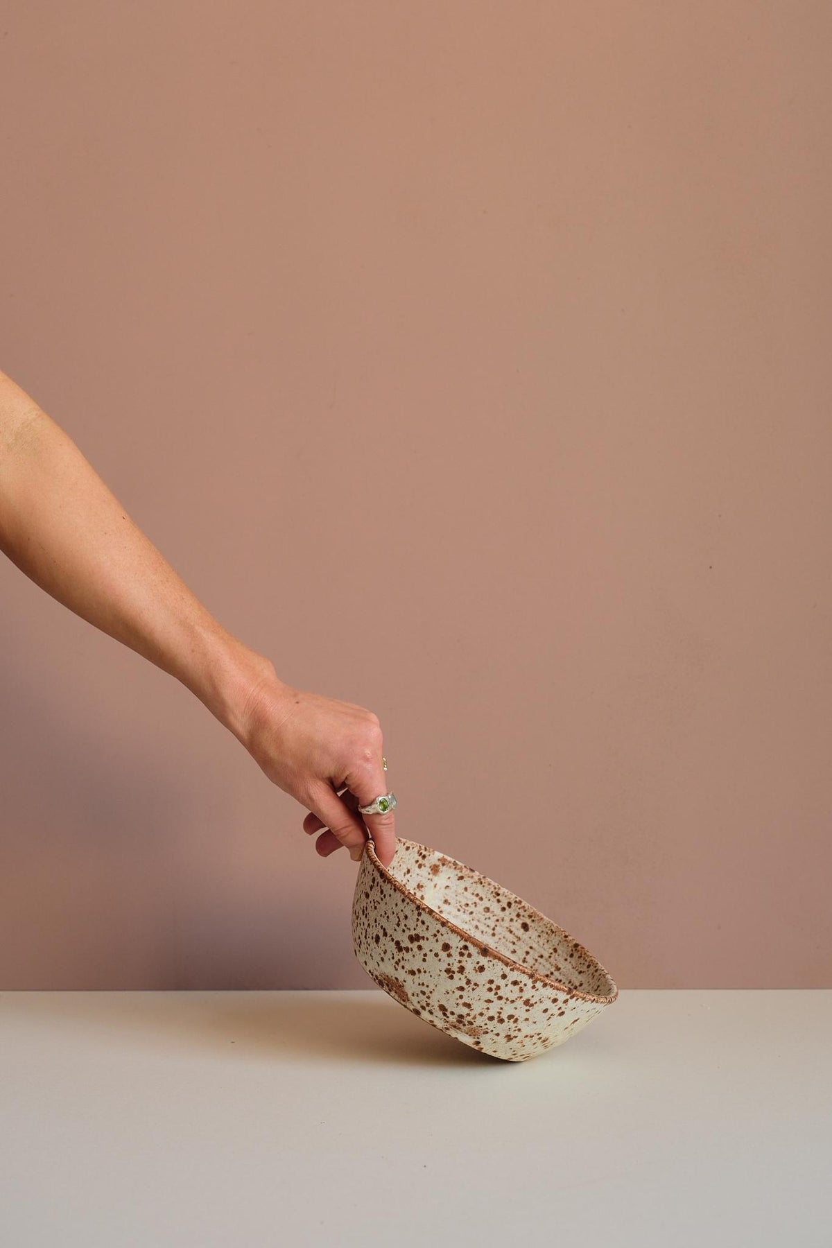 Speckled Pasta Bowl by Finnerty Ceramics