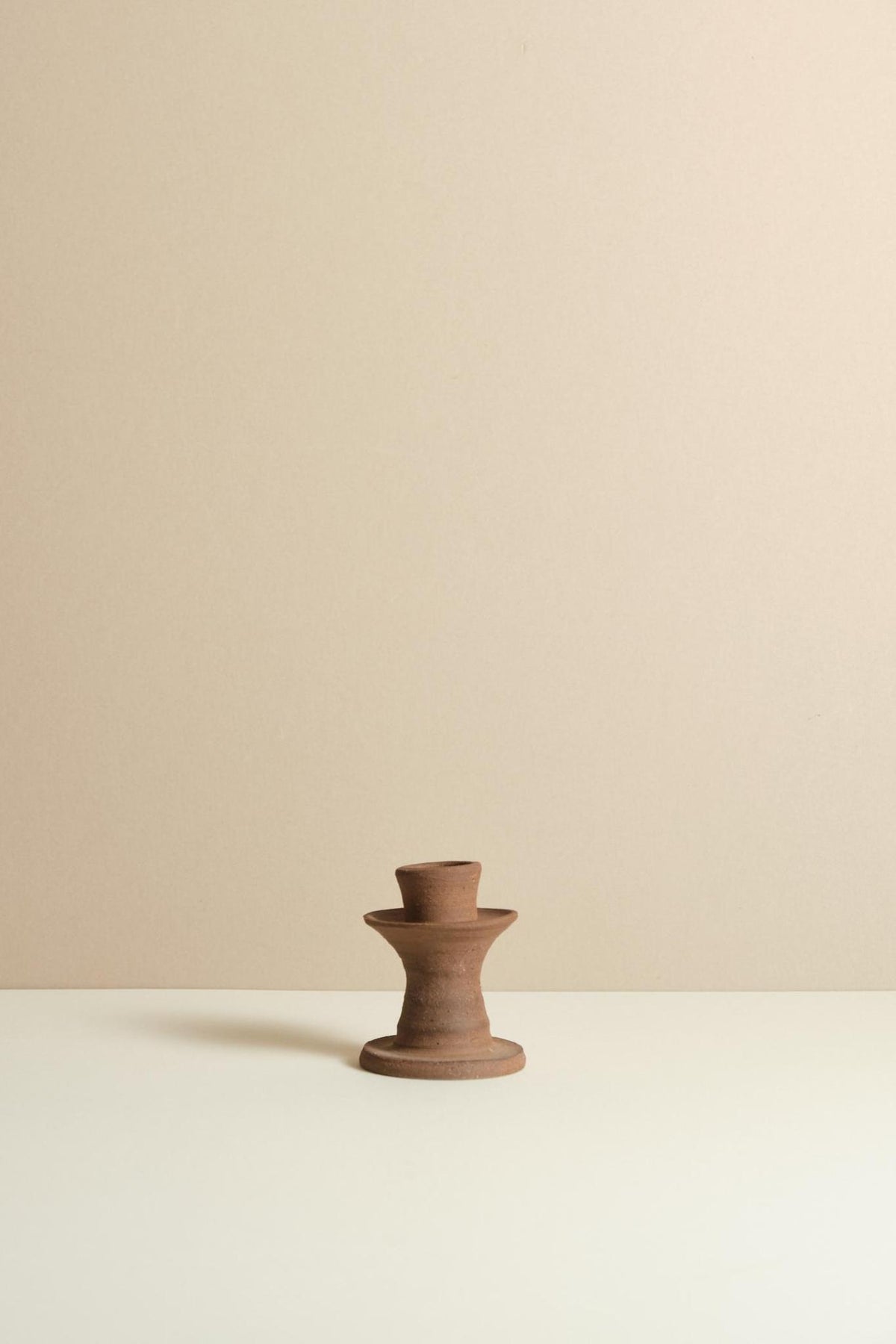 Short Clay Candlestick by Amy Wilson