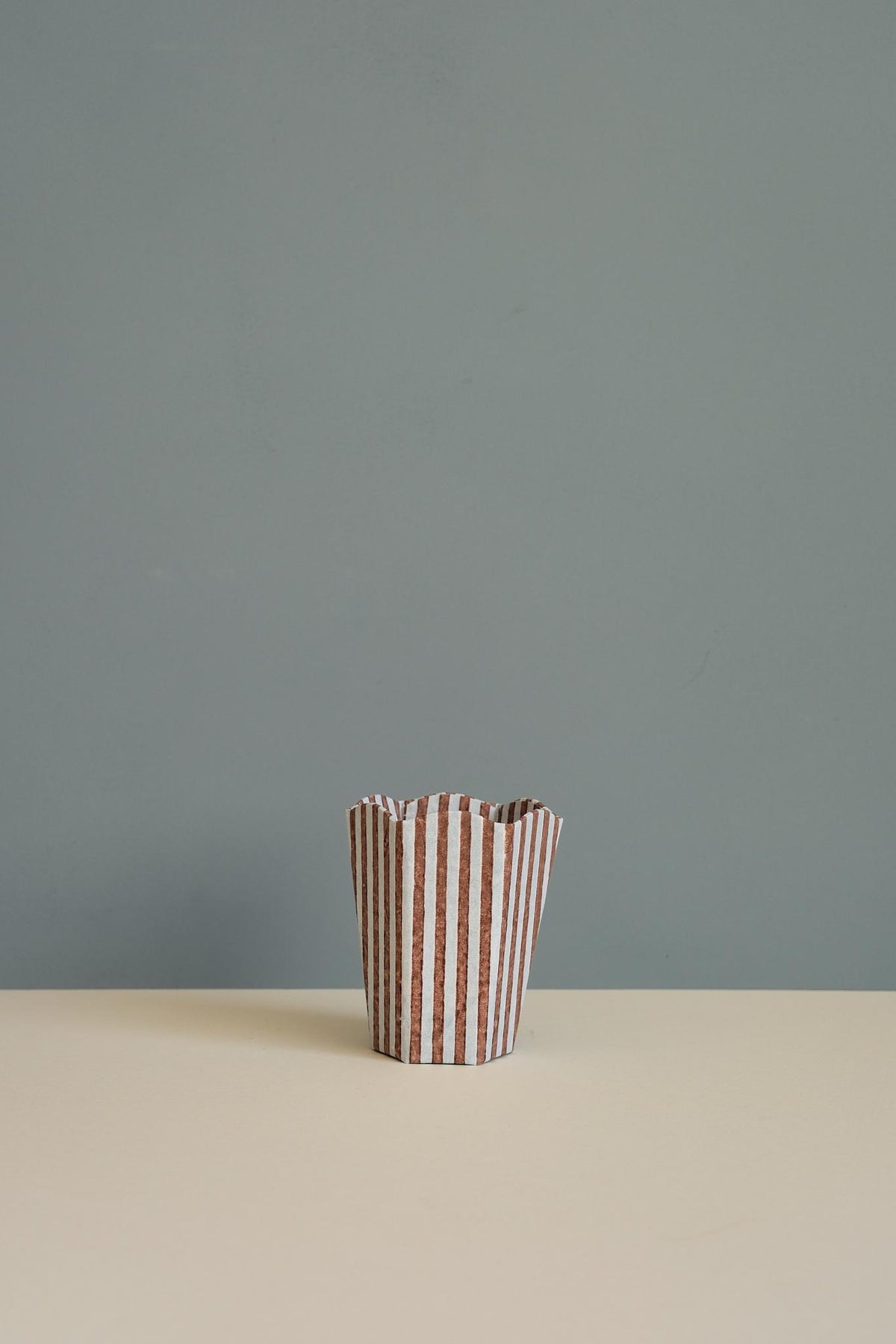 Block Print Stripe Pen Pot