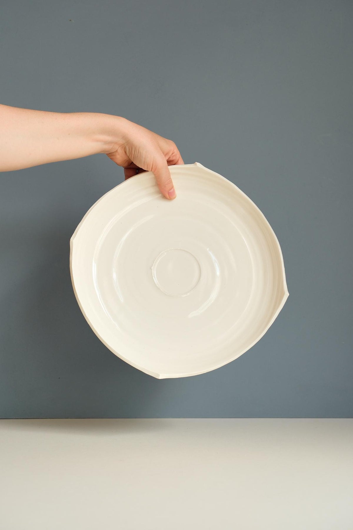 Large Porcelain Serving Dish by Maya Hughes