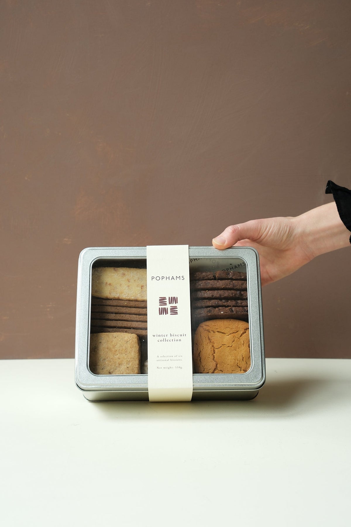 Pophams Biscuit Tin
