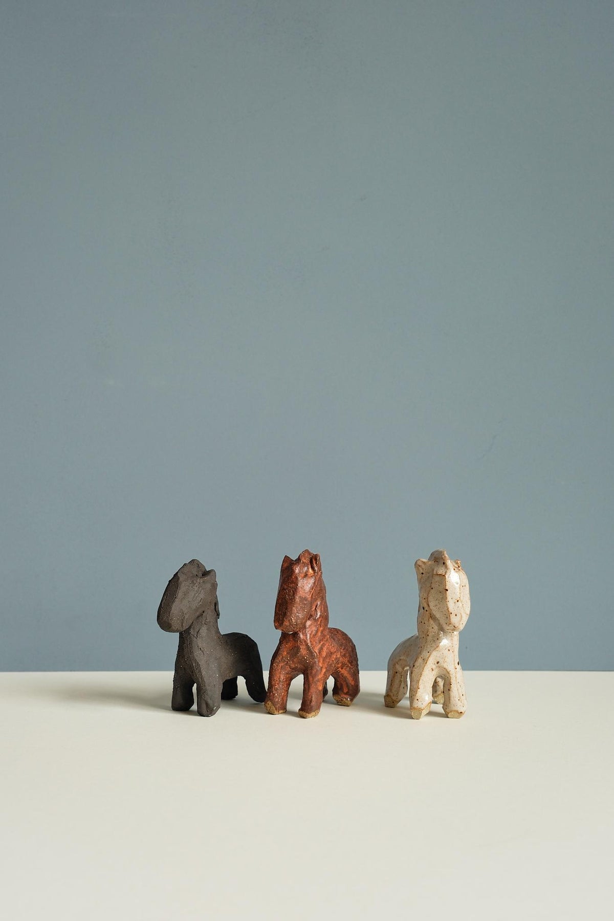 Speckle Stoneware Horse by Grace McCarthy