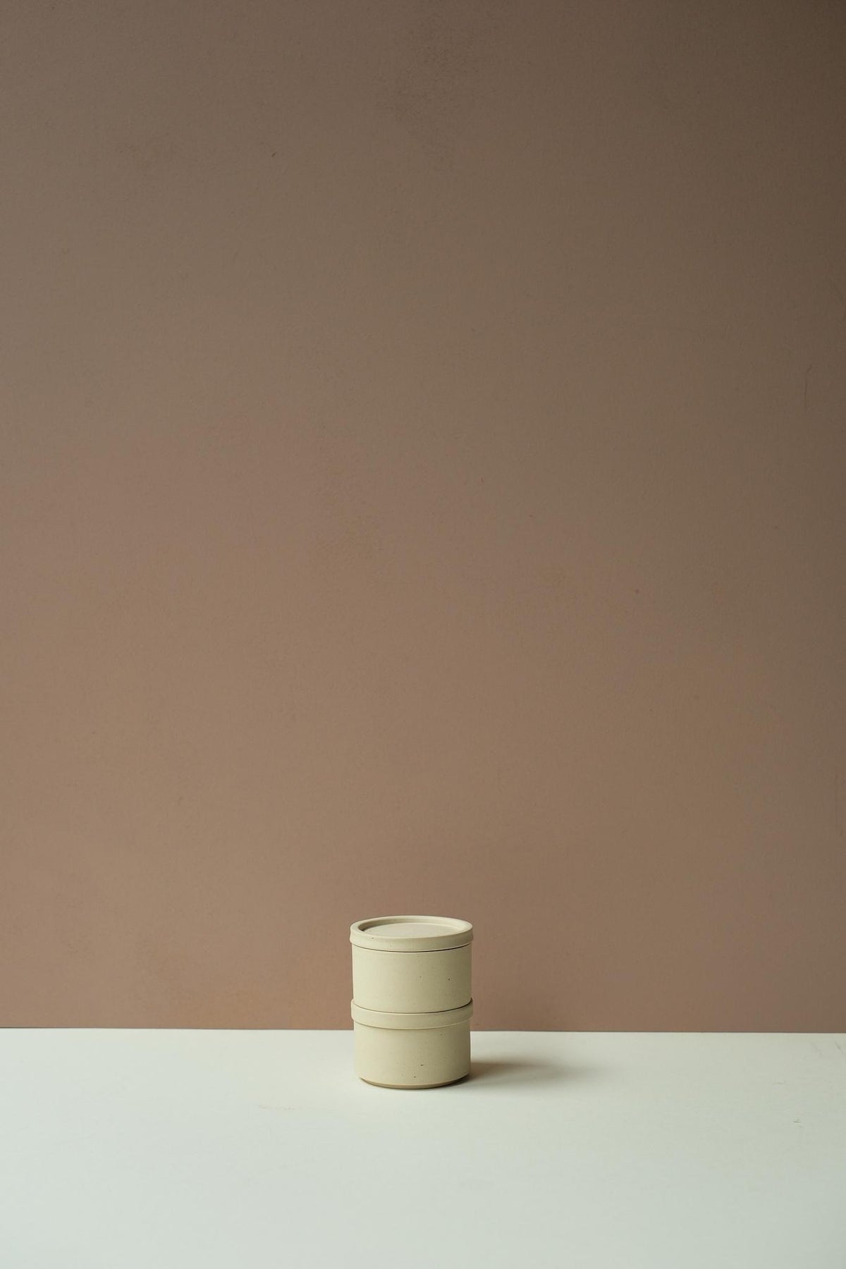 Toile Small Sat & Pepper Jar Pair by Y.Pottery