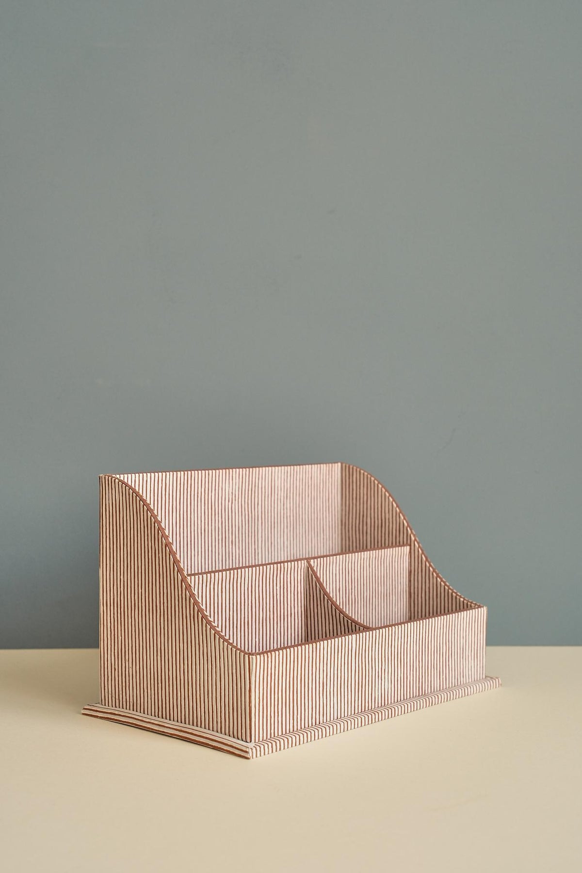 Block Printed Desk Organiser