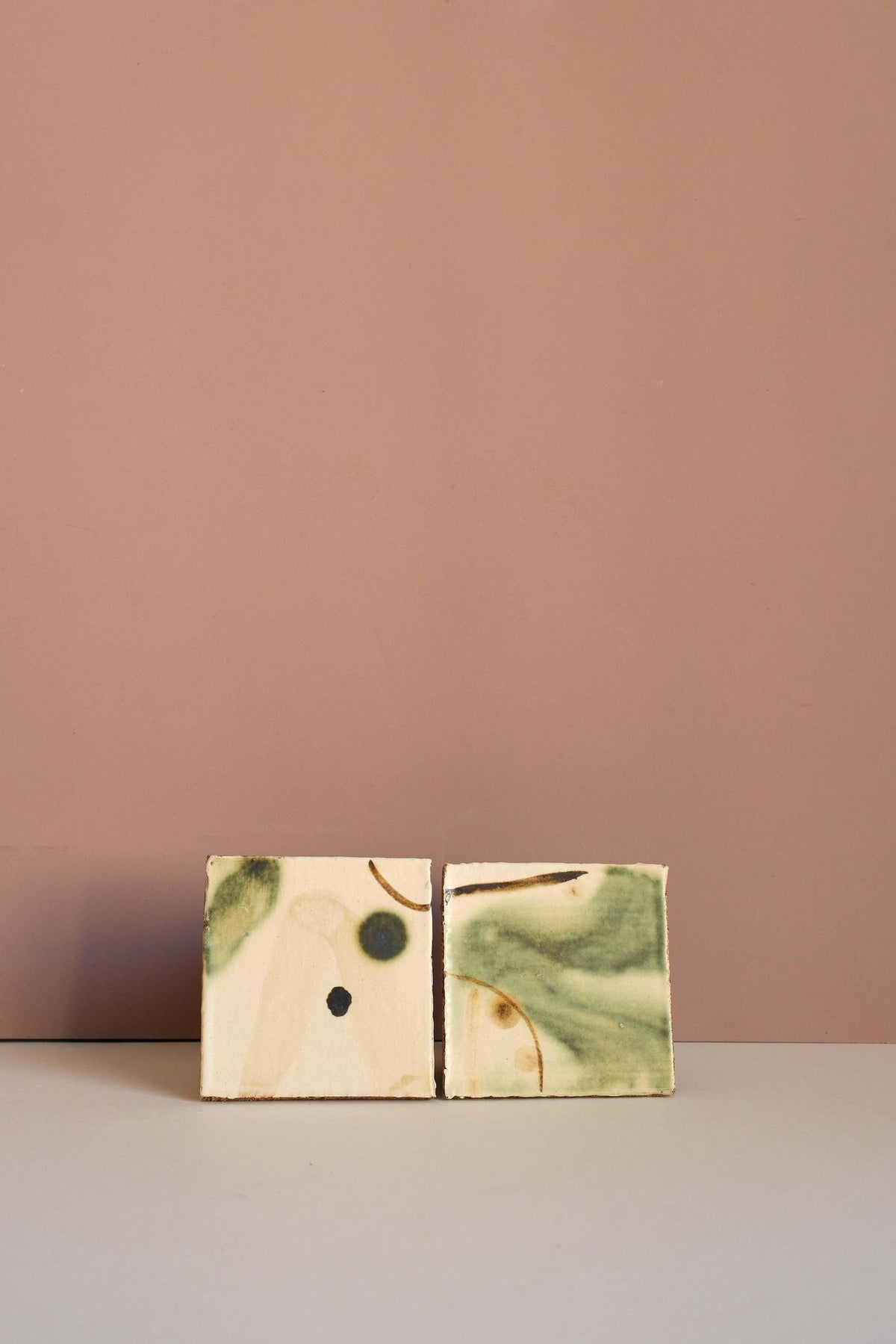 Decorative Tile Pair by Lupe