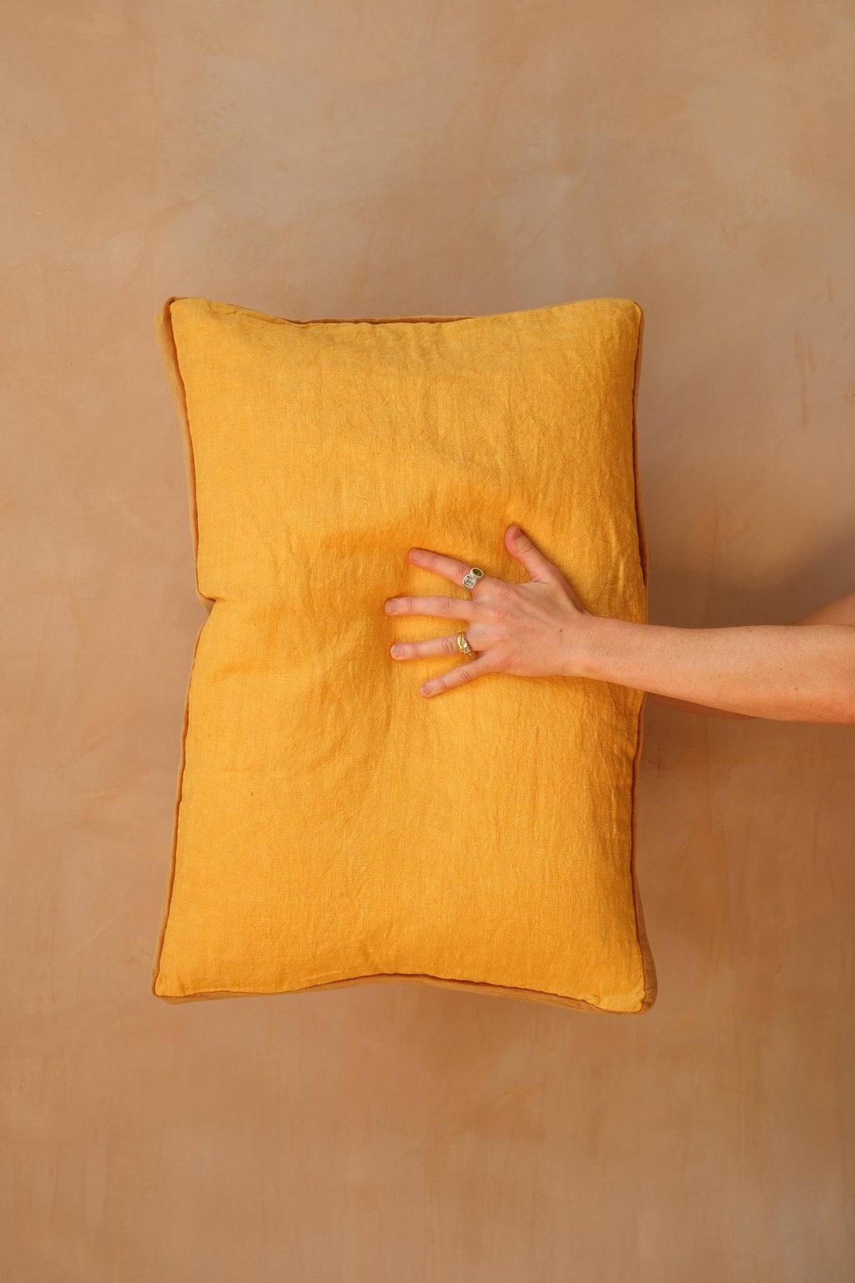 Velvet Border Cushion by Pomax