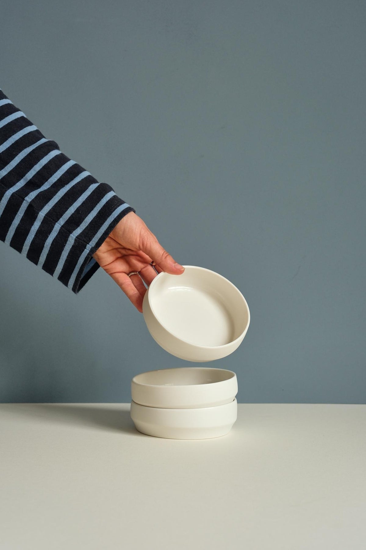 White Kojin Tableware by Pomax