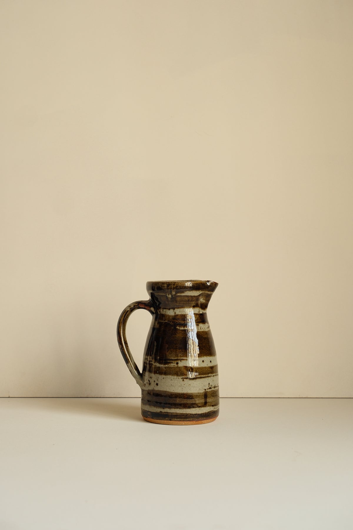 Stripe Glaze Jug by Jack Welbourne