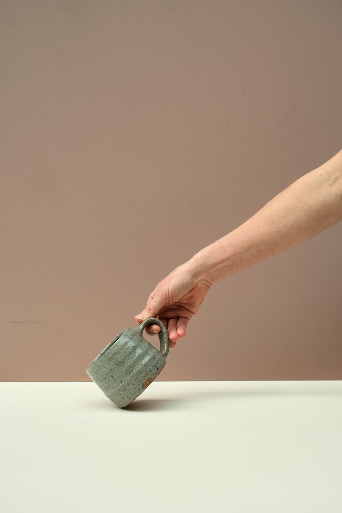 Olive Glaze Medium Mug by Nicholas Dover