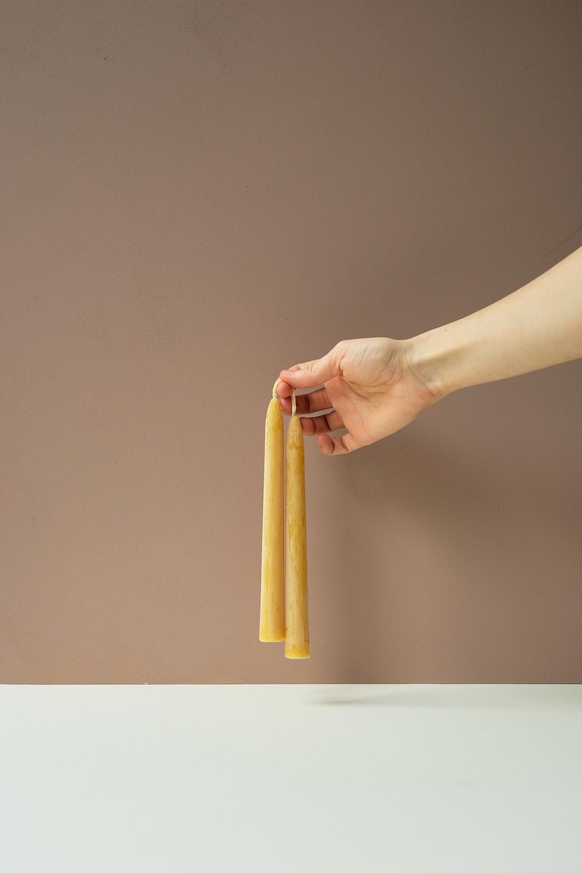 Beeswax Dinner Candles