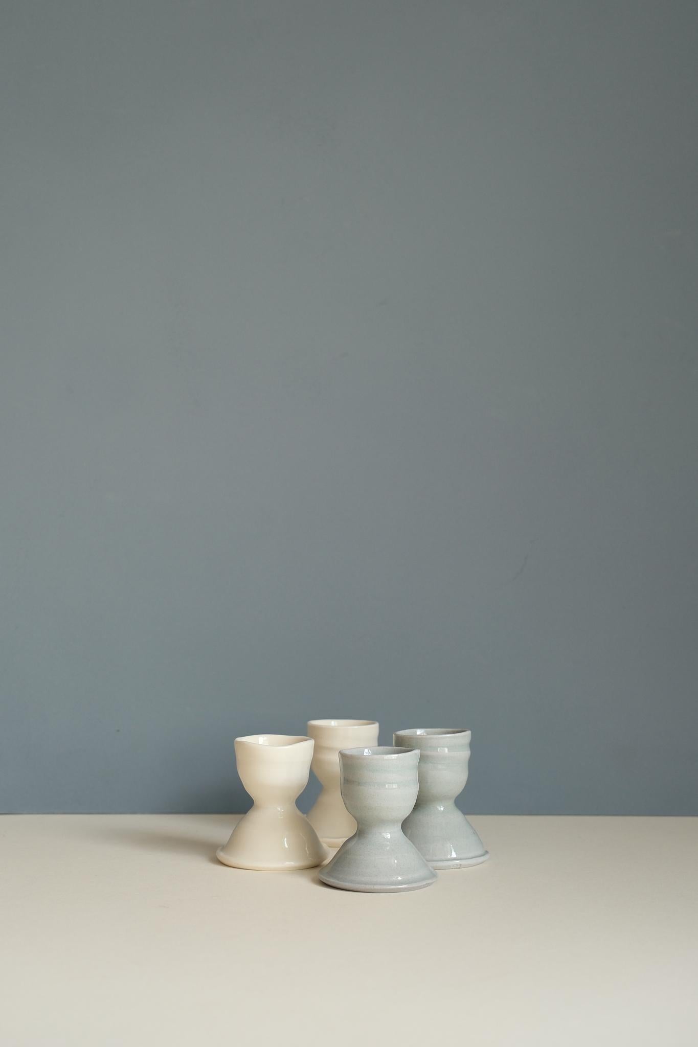 Porcelain Egg Cup by Maya Hughes
