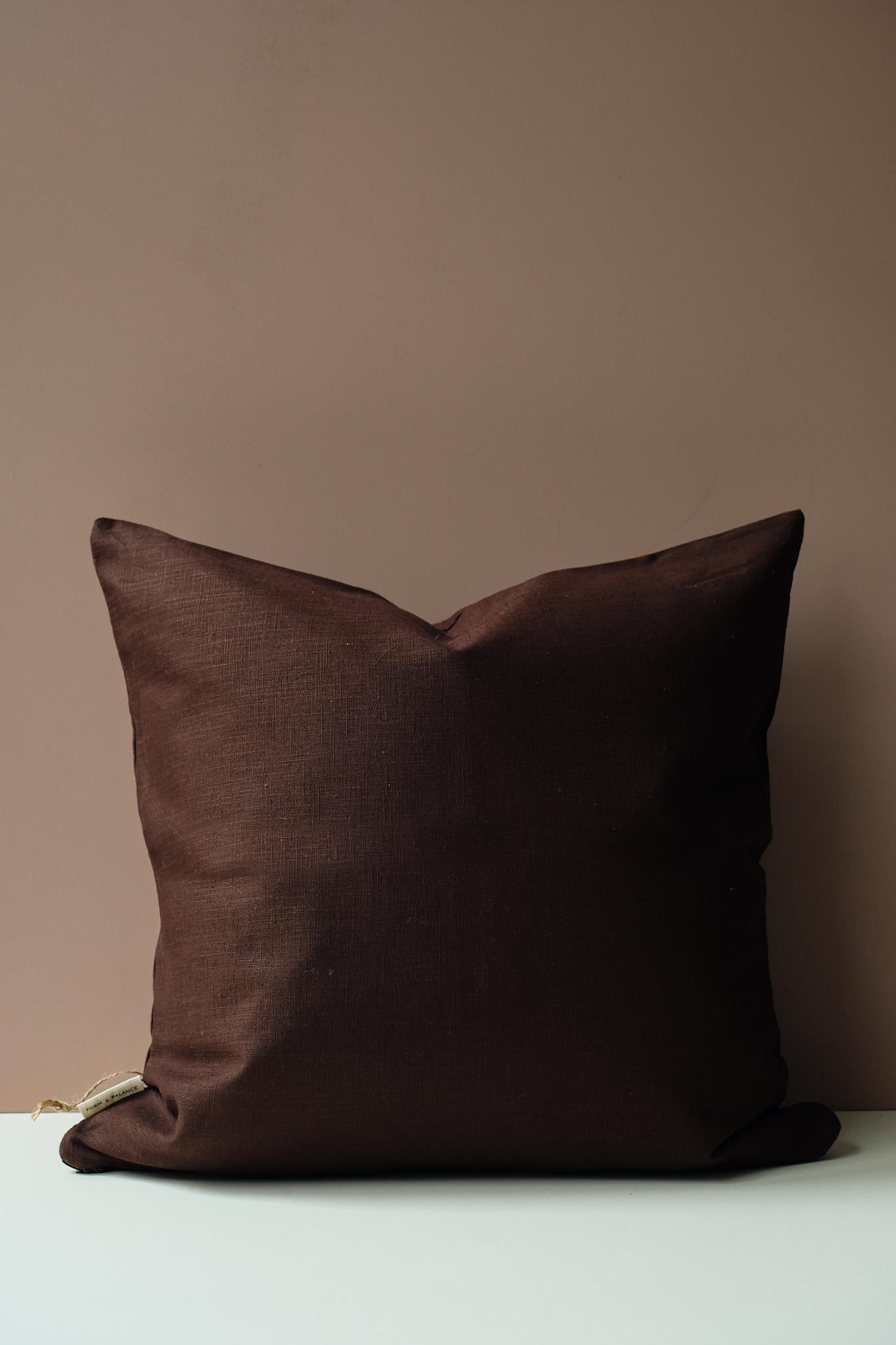 Espresso Cushion Cover by Form & Balance