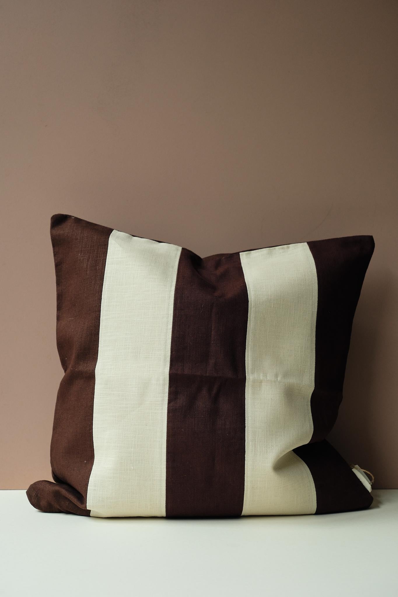 Wide Stripe Cushion by Form & Balance