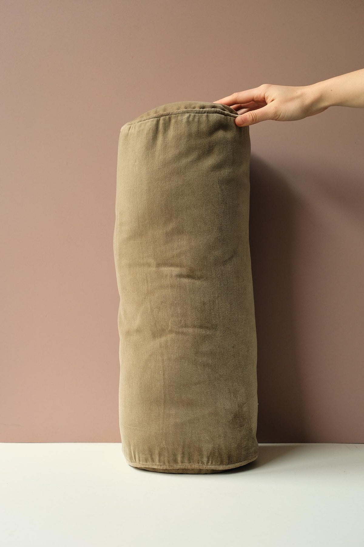 Velvet Bolster Cushion by Madame Stoltz