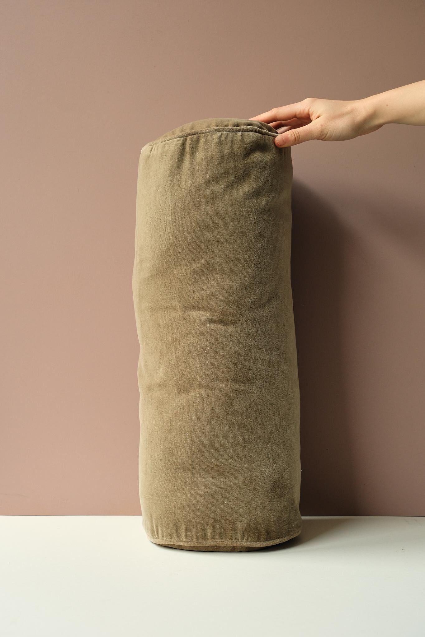 Velvet Bolster Cushion by Madame Stoltz