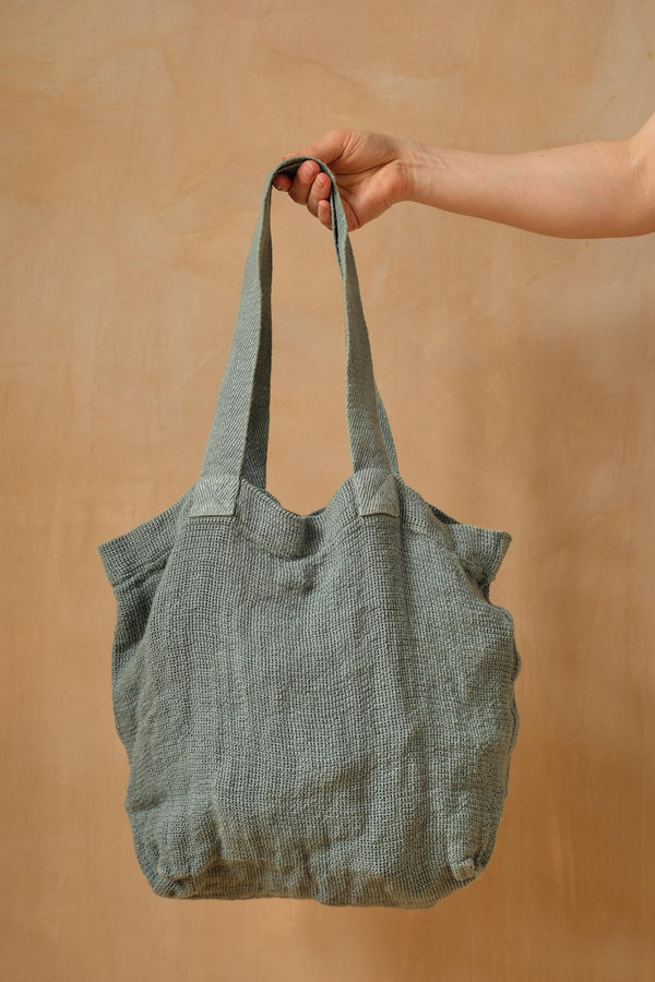 Nomade Linen Tote Bag by Charvet Editions - Pophams Home