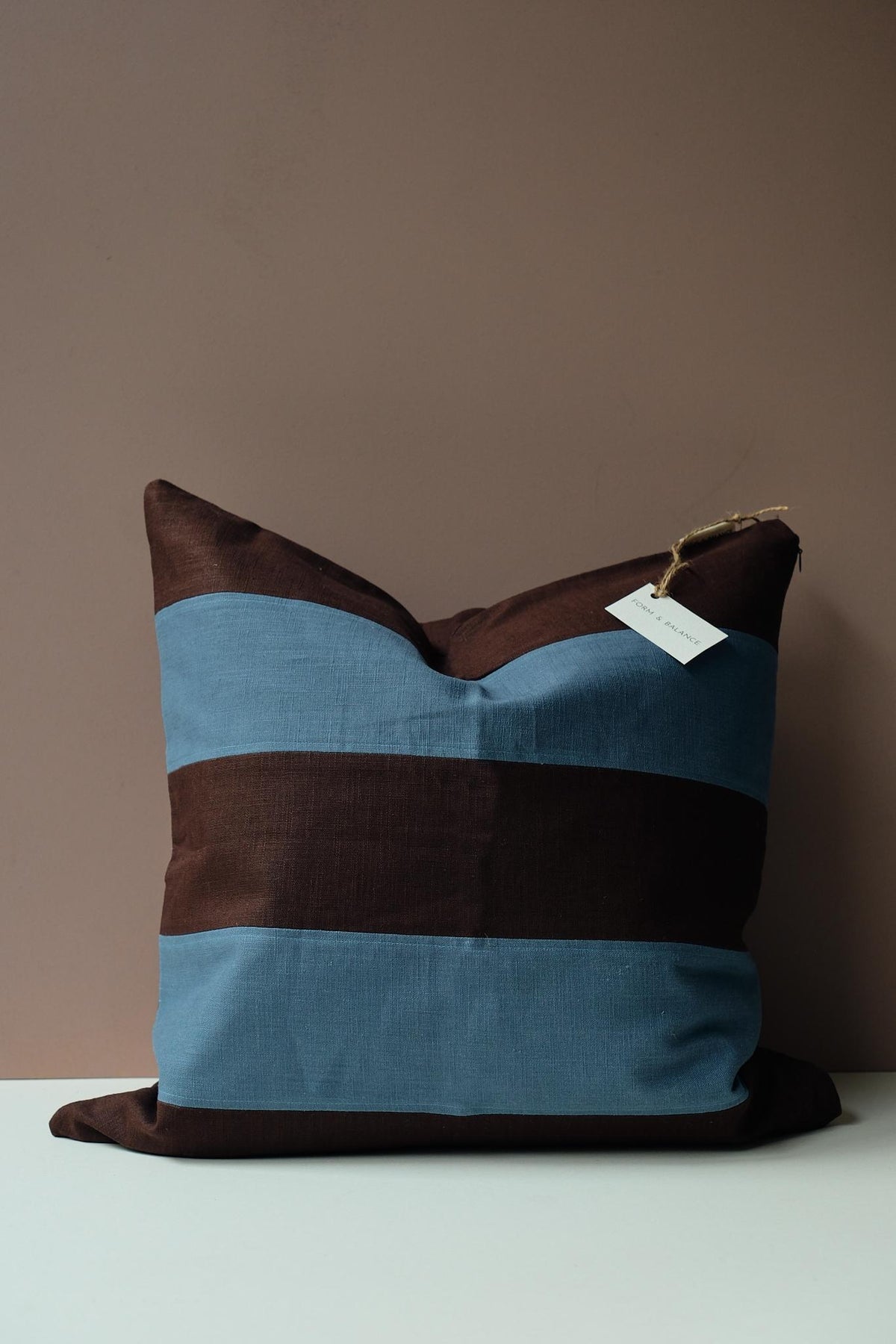 Wide Stripe Cushion by Form & Balance