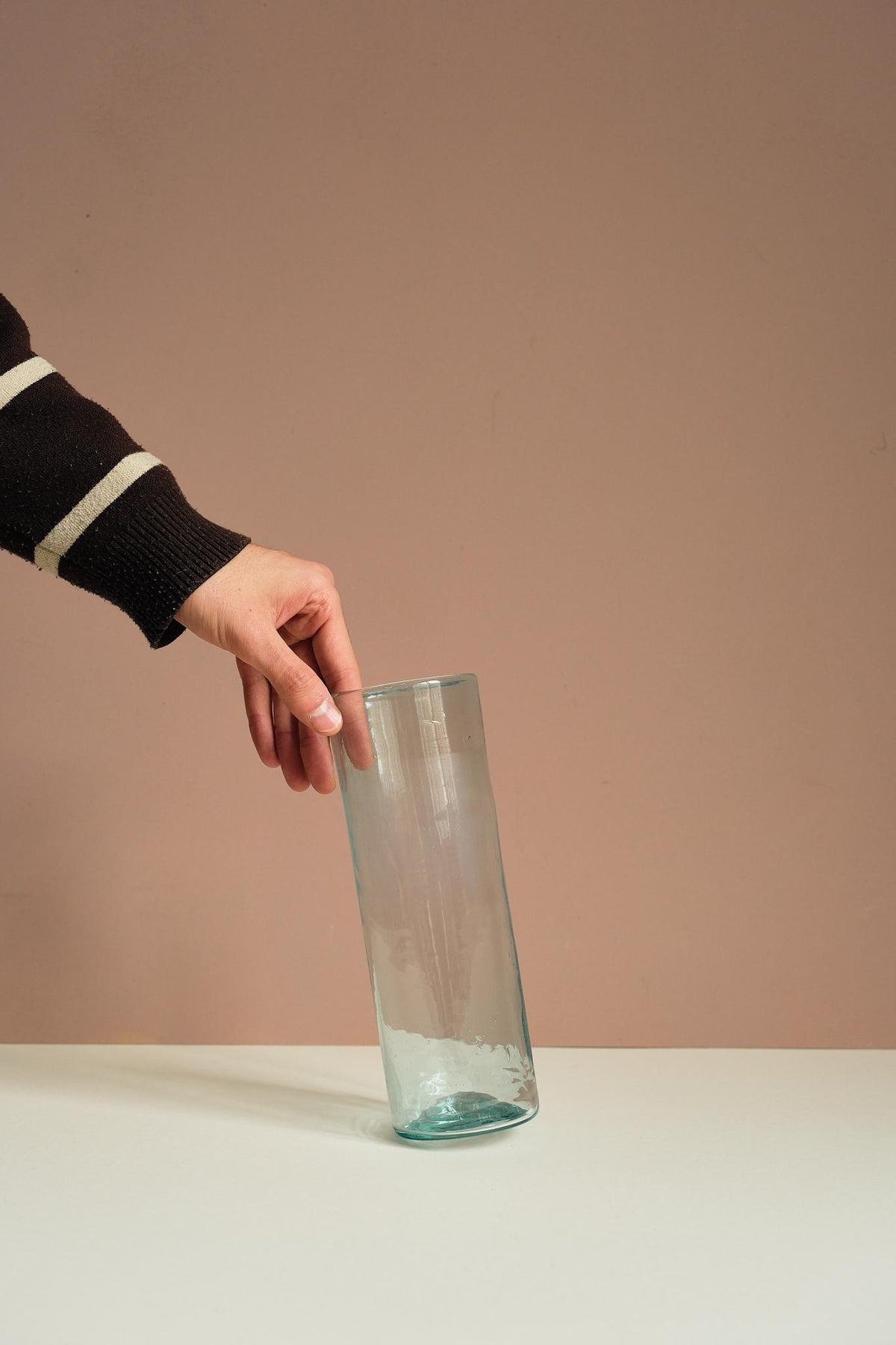 Handmade Glass Cylinder Vase