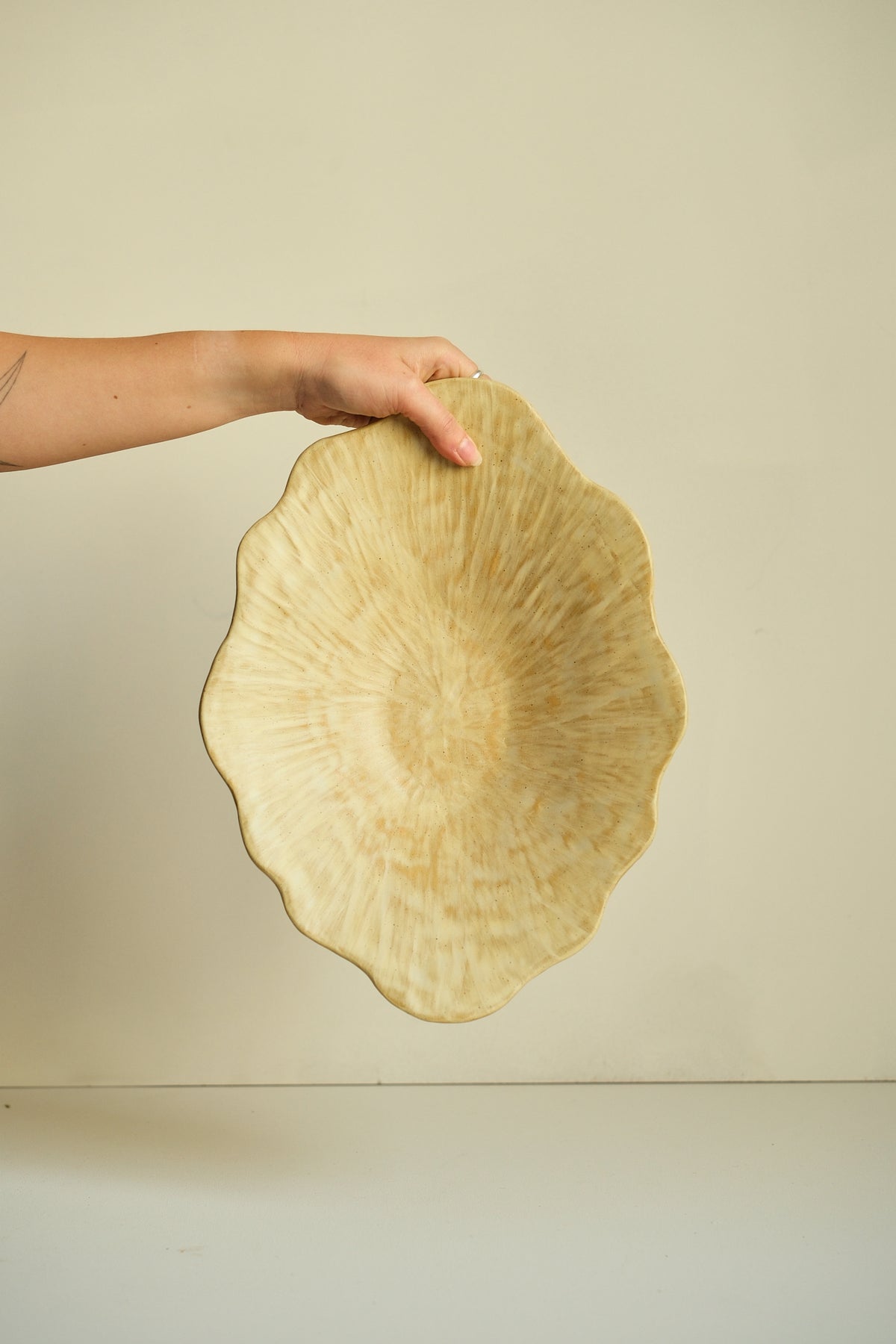 Japanese Petal Ceramic Plate