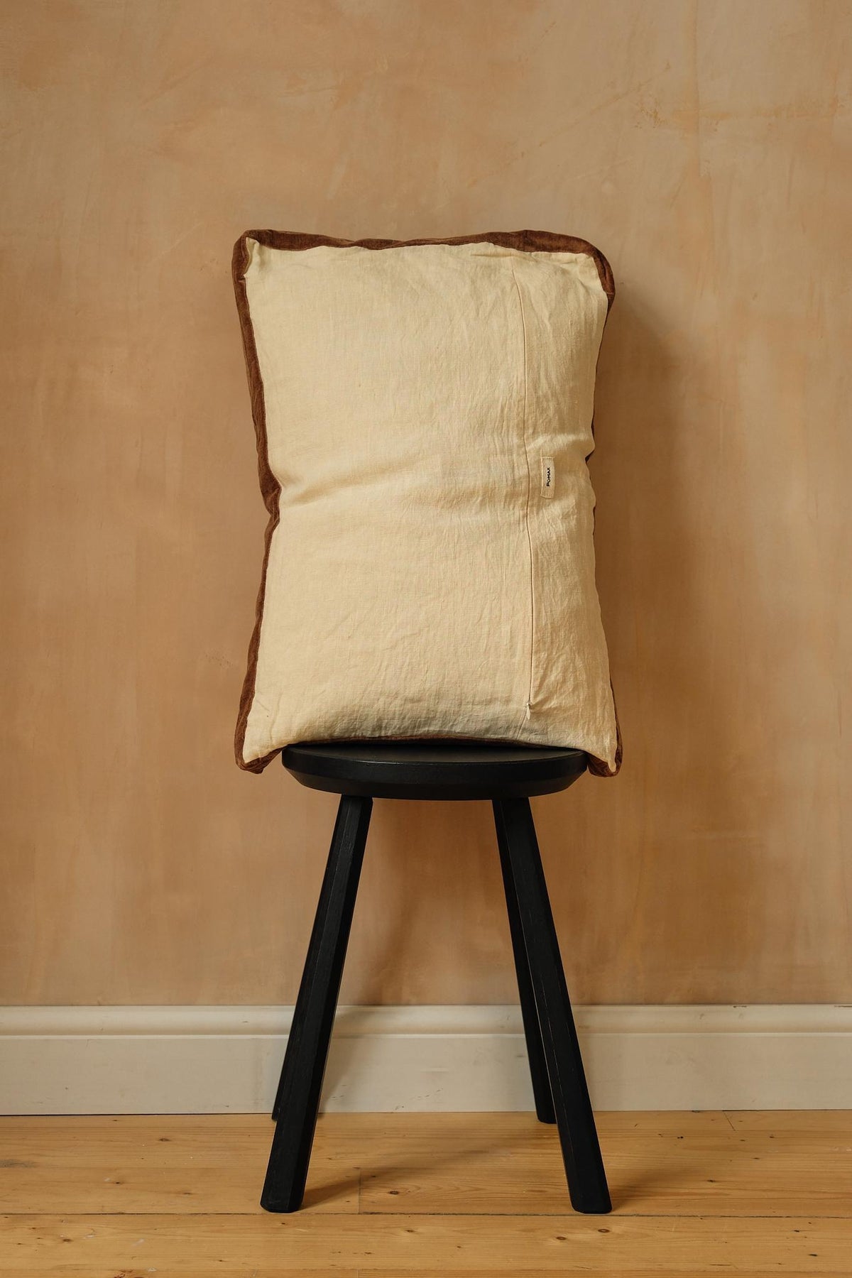 Velvet Border Cushion by Pomax