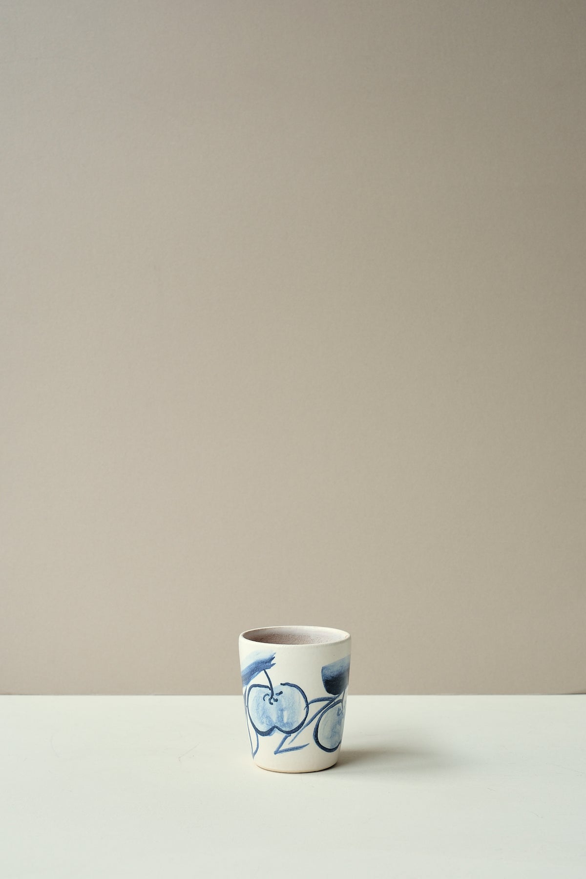 Blue Painted Apple Tumbler - Ella Bua-In