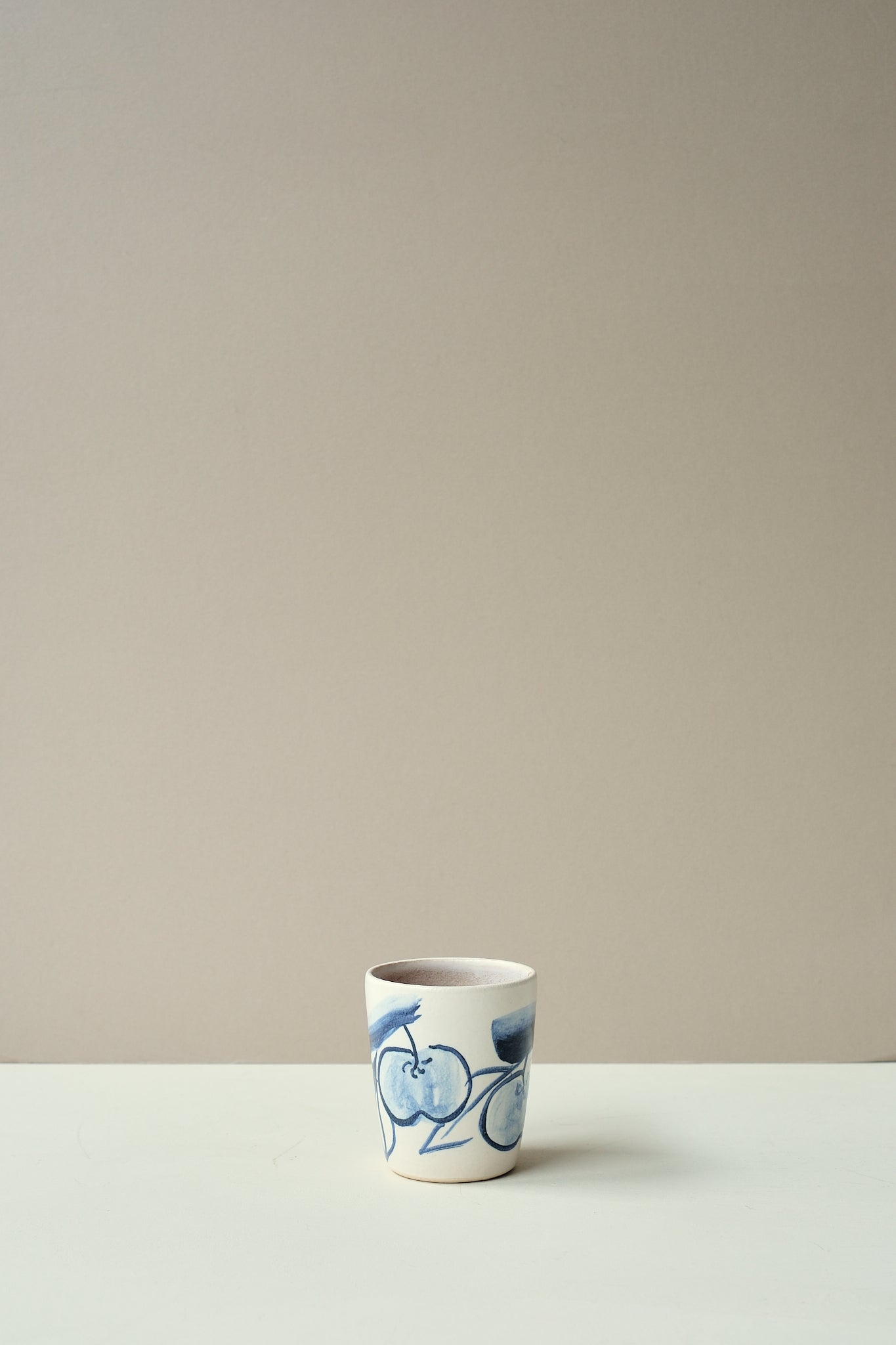 Blue Painted Apple Tumbler - Ella Bua-In