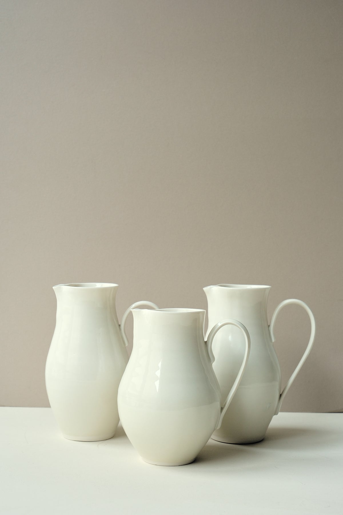 White Porcelain Water Jug - Blackheath Pottery