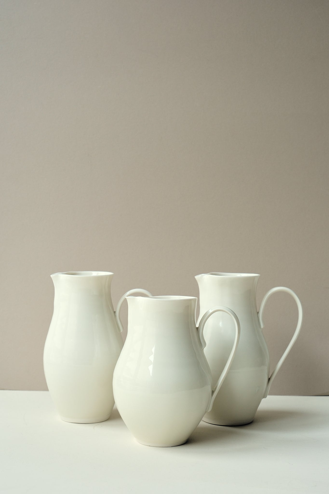White Porcelain Water Jug - Blackheath Pottery