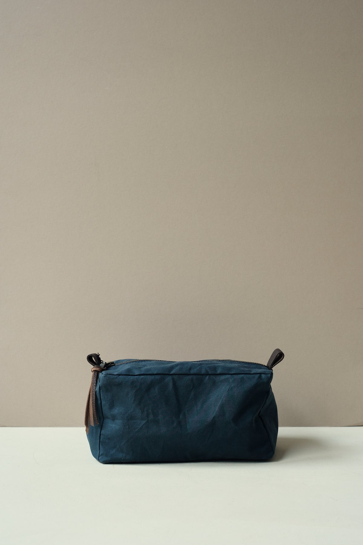 Waxed Cotton Washbag