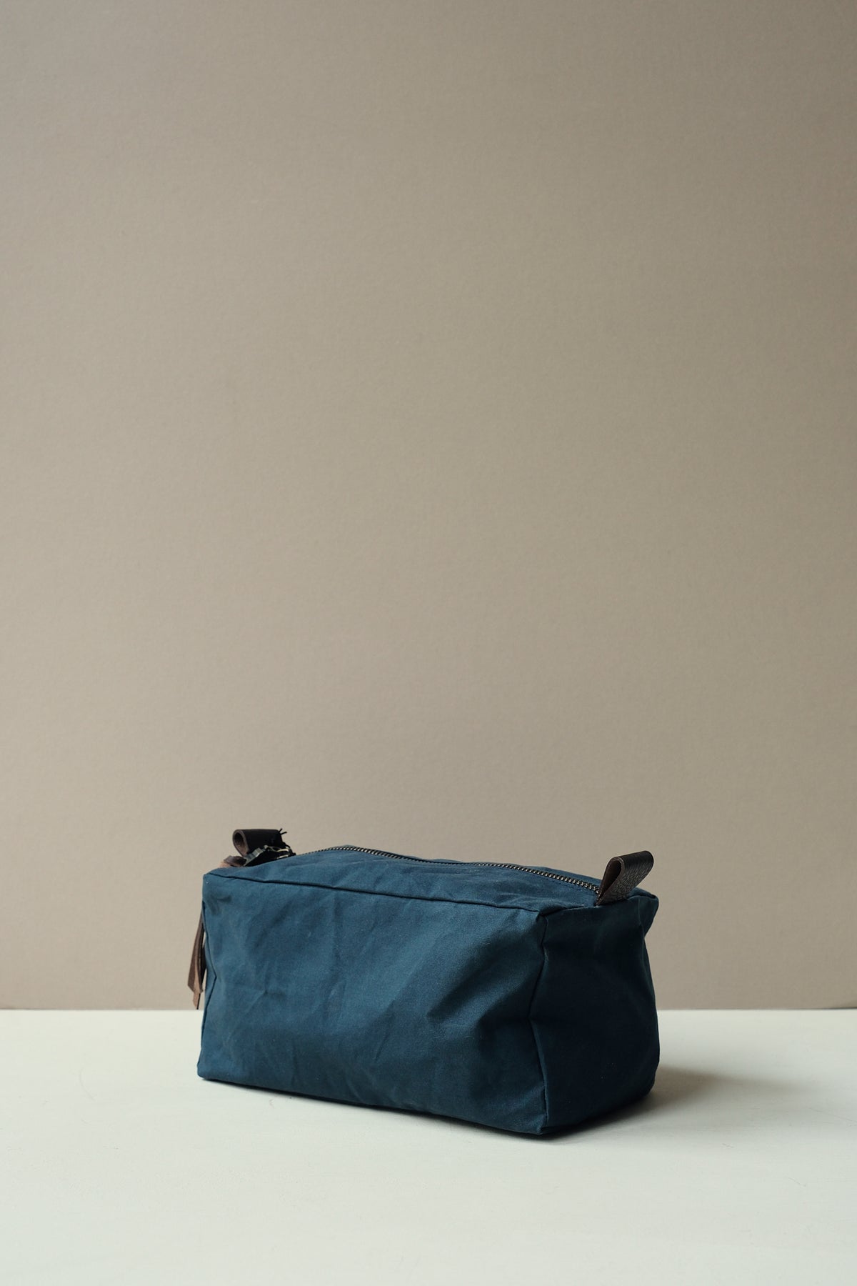 Waxed Cotton Washbag