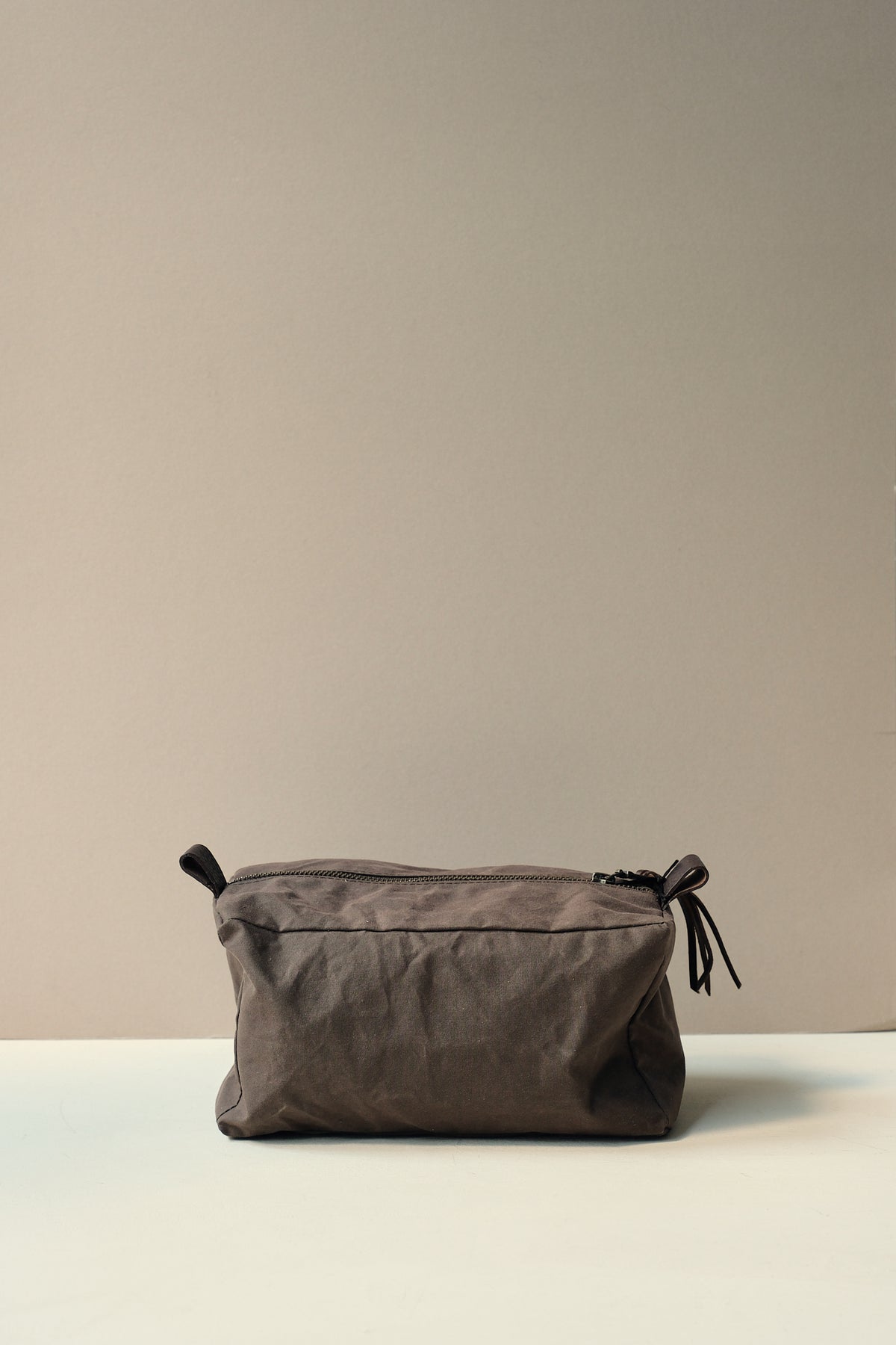 Waxed Cotton Washbag