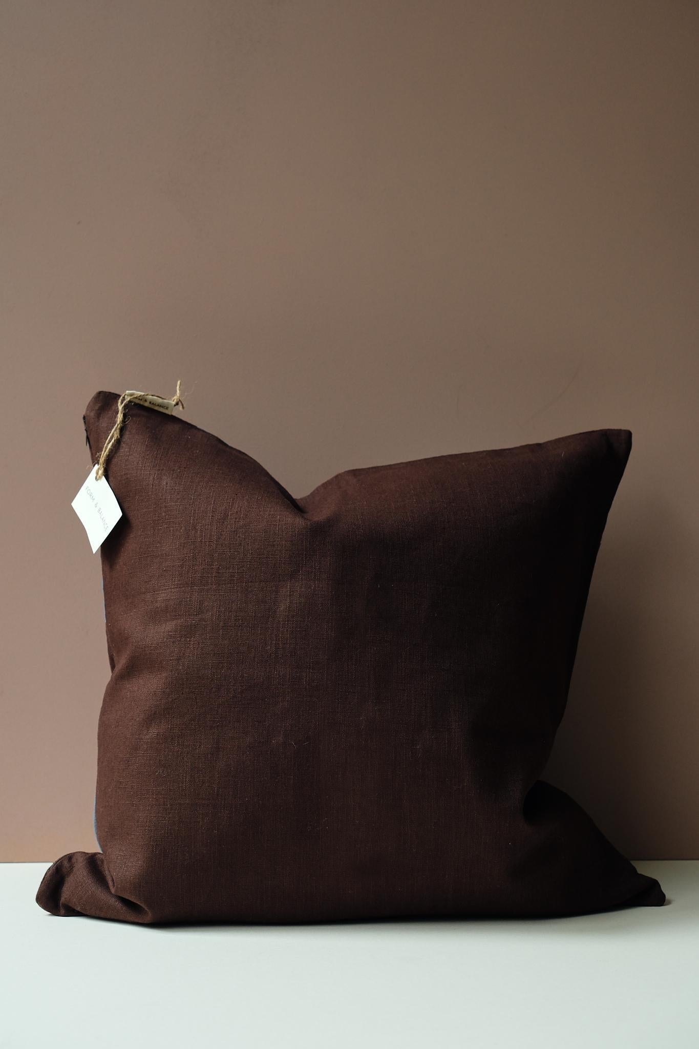 Checked Cushion Cover by Form & Balance