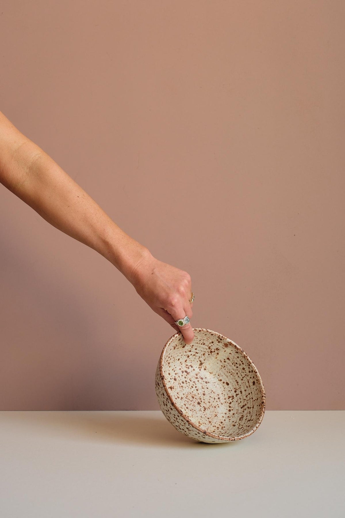 Speckled Pasta Bowl by Finnerty Ceramics