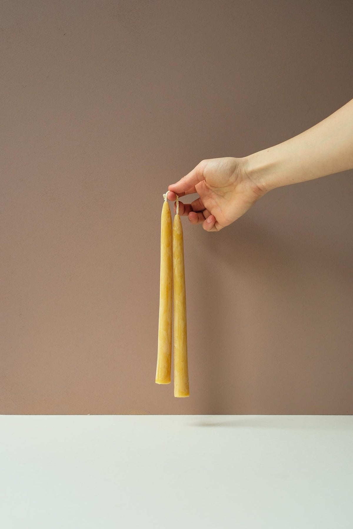 Beeswax Dinner Candles