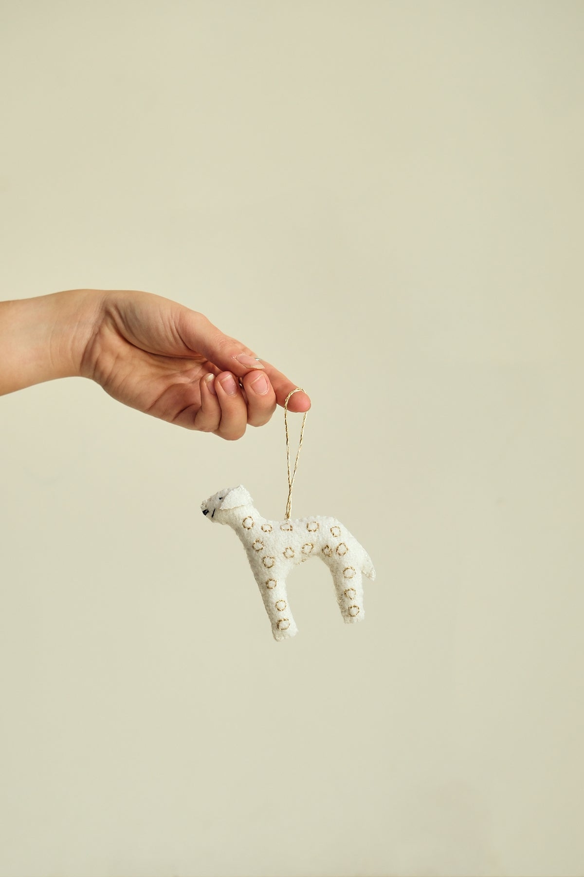 Embroidered Dog Decoration