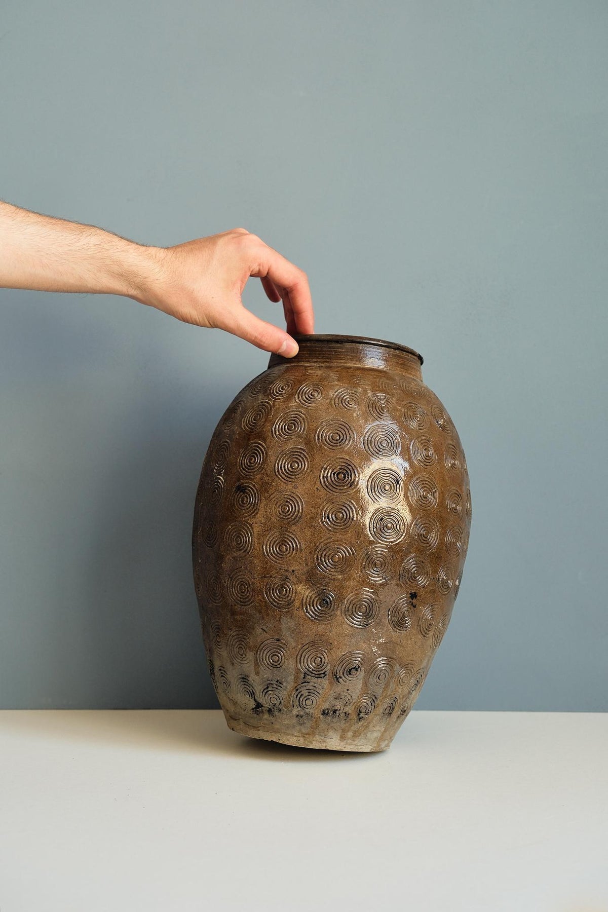 Vintage Brown Yunnan Vase