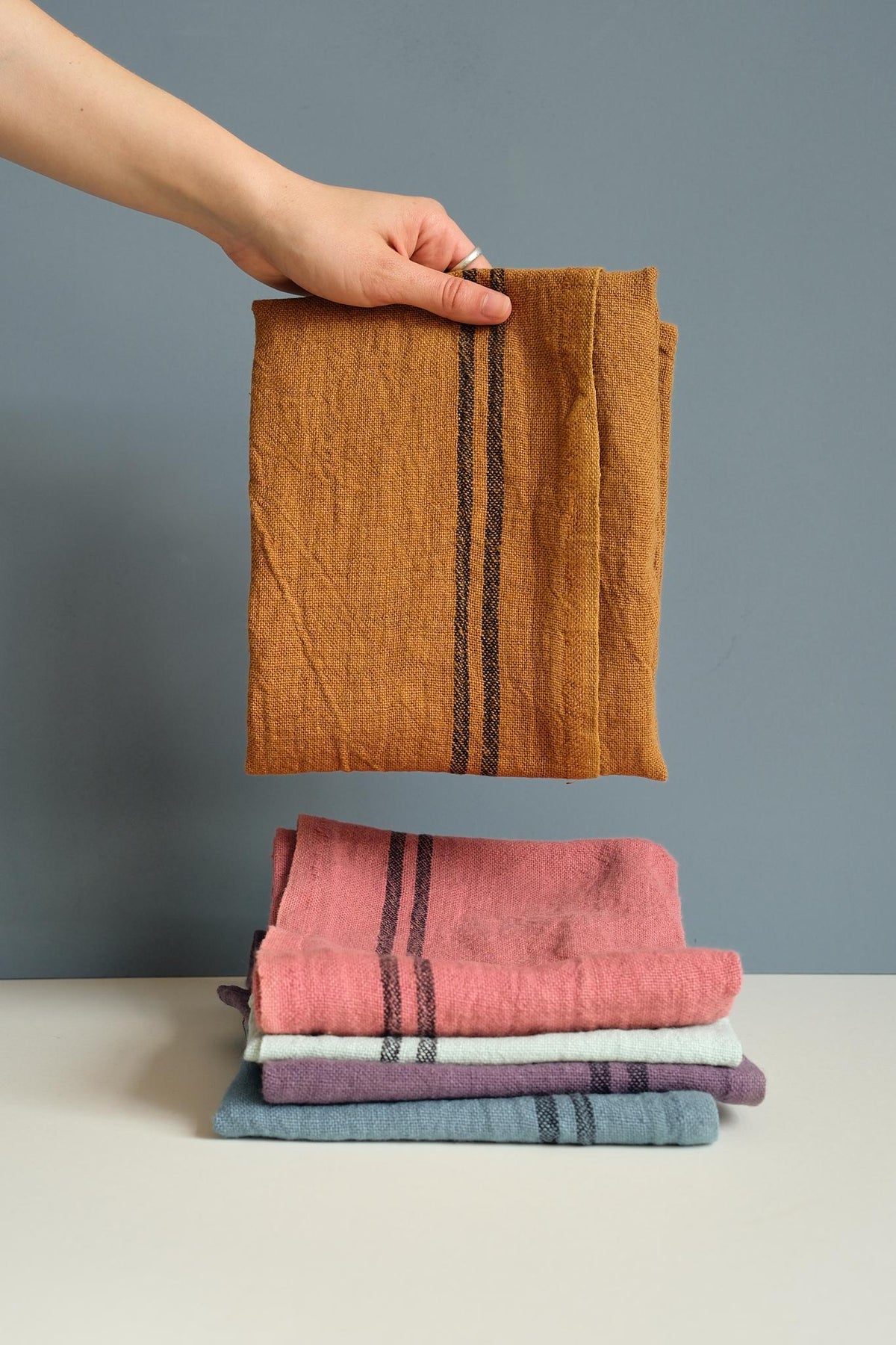 Country Linen Tea Towel by Charvet Editions