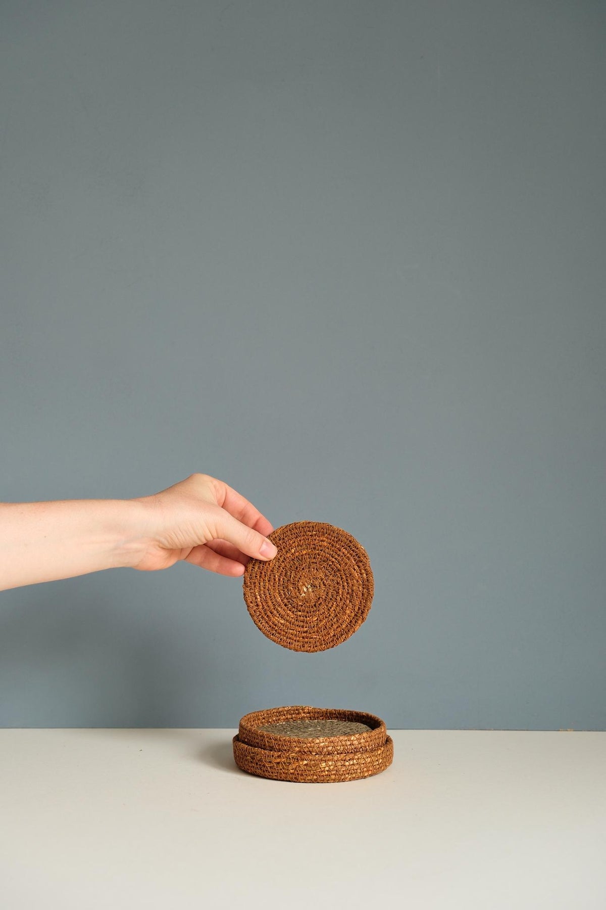 Set of Seagrass Coasters