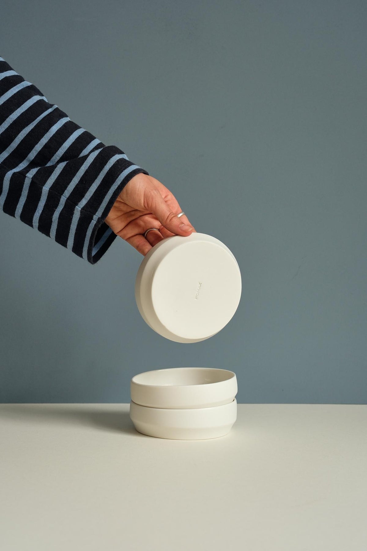 White Kojin Tableware by Pomax