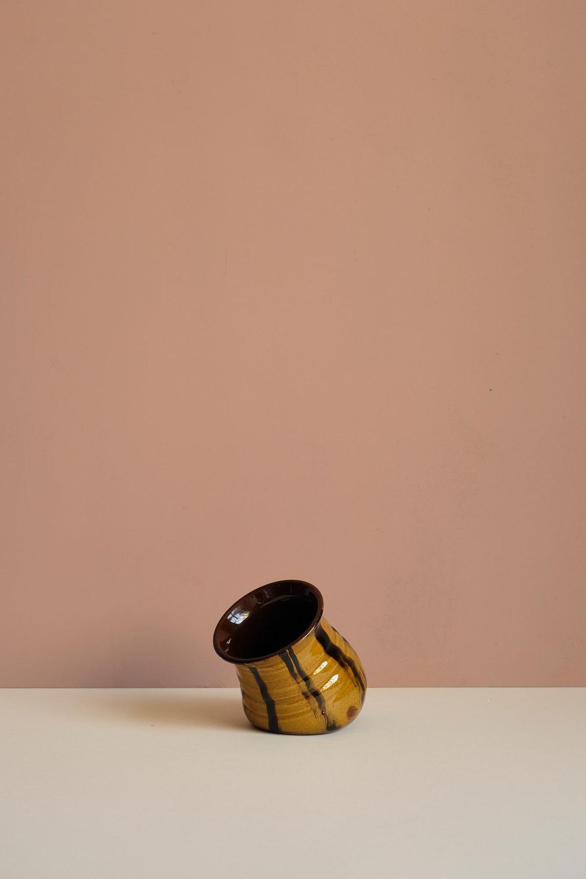 Ceramic Slip Glaze Salt Pig by Rob Towler