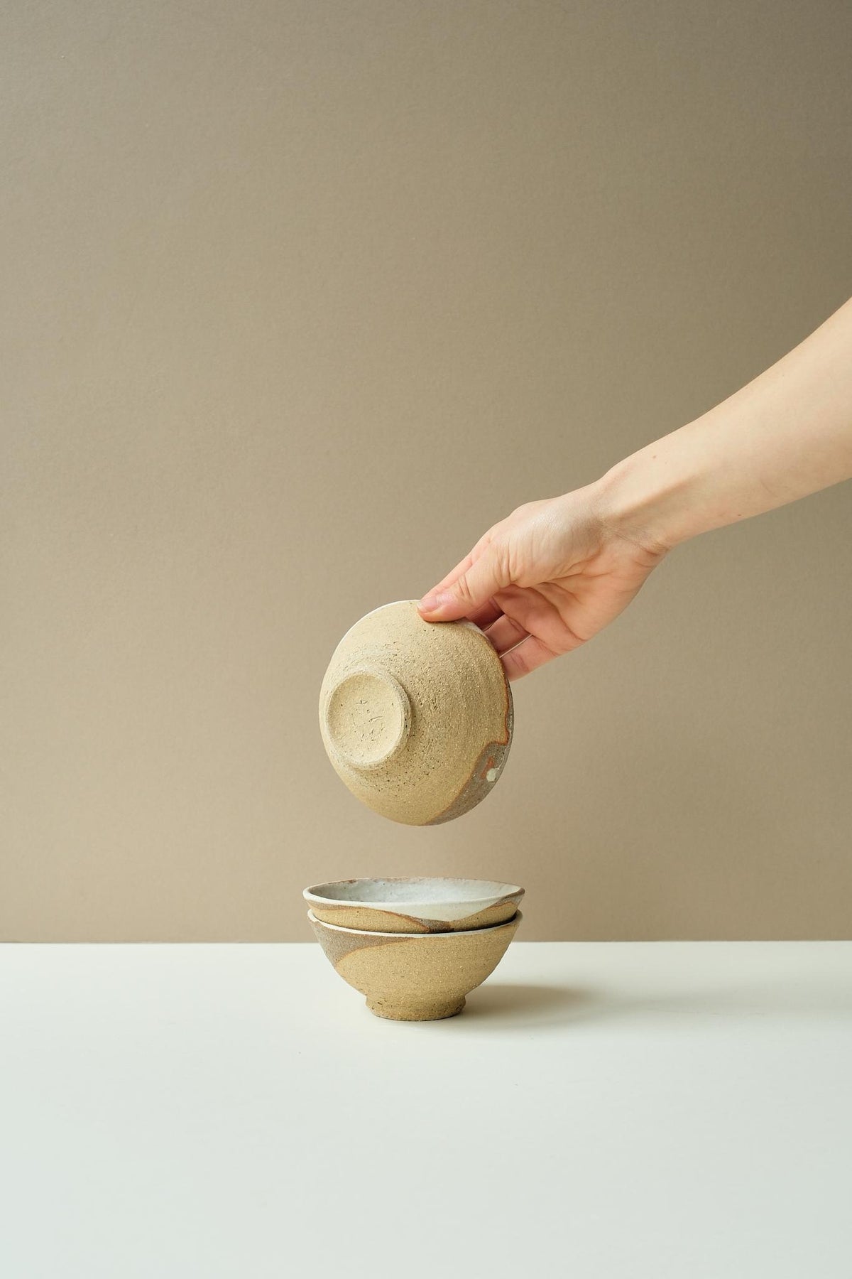 Wild Clay Slip Glaze Snack Bowl by Ingot