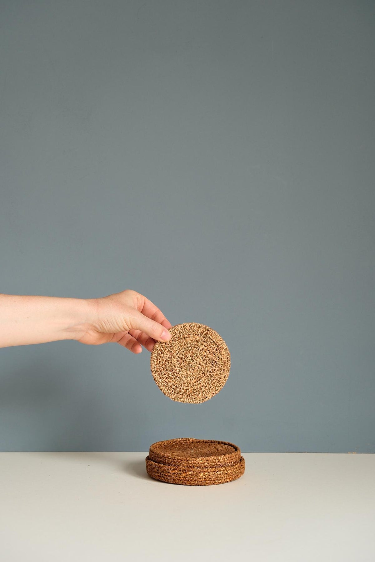 Set of Seagrass Coasters