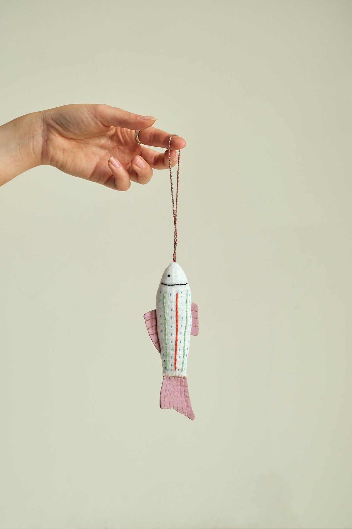 Embroidered Fish Decoration