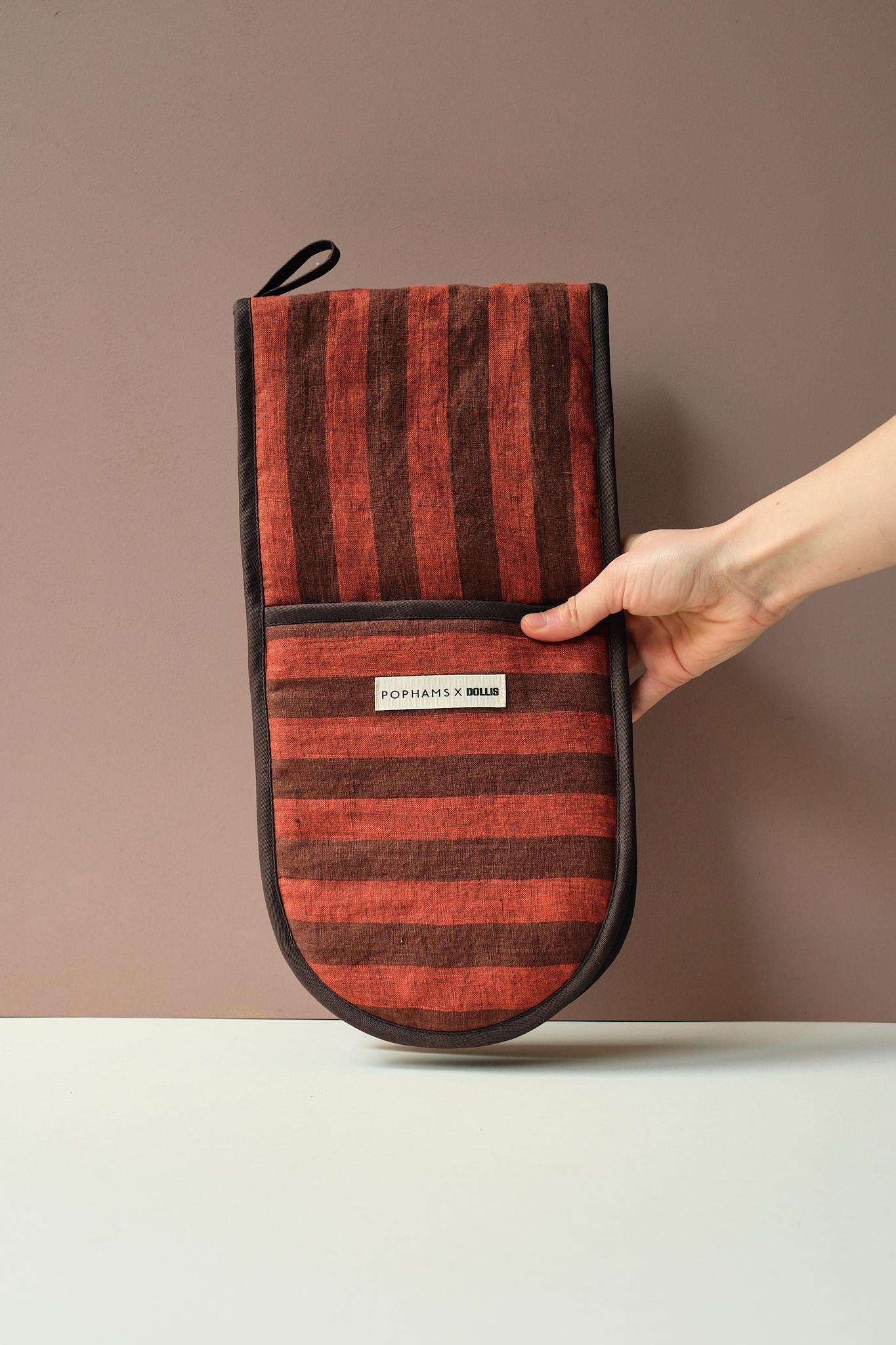 Stripe Oven Glove by Dollis x Pophams