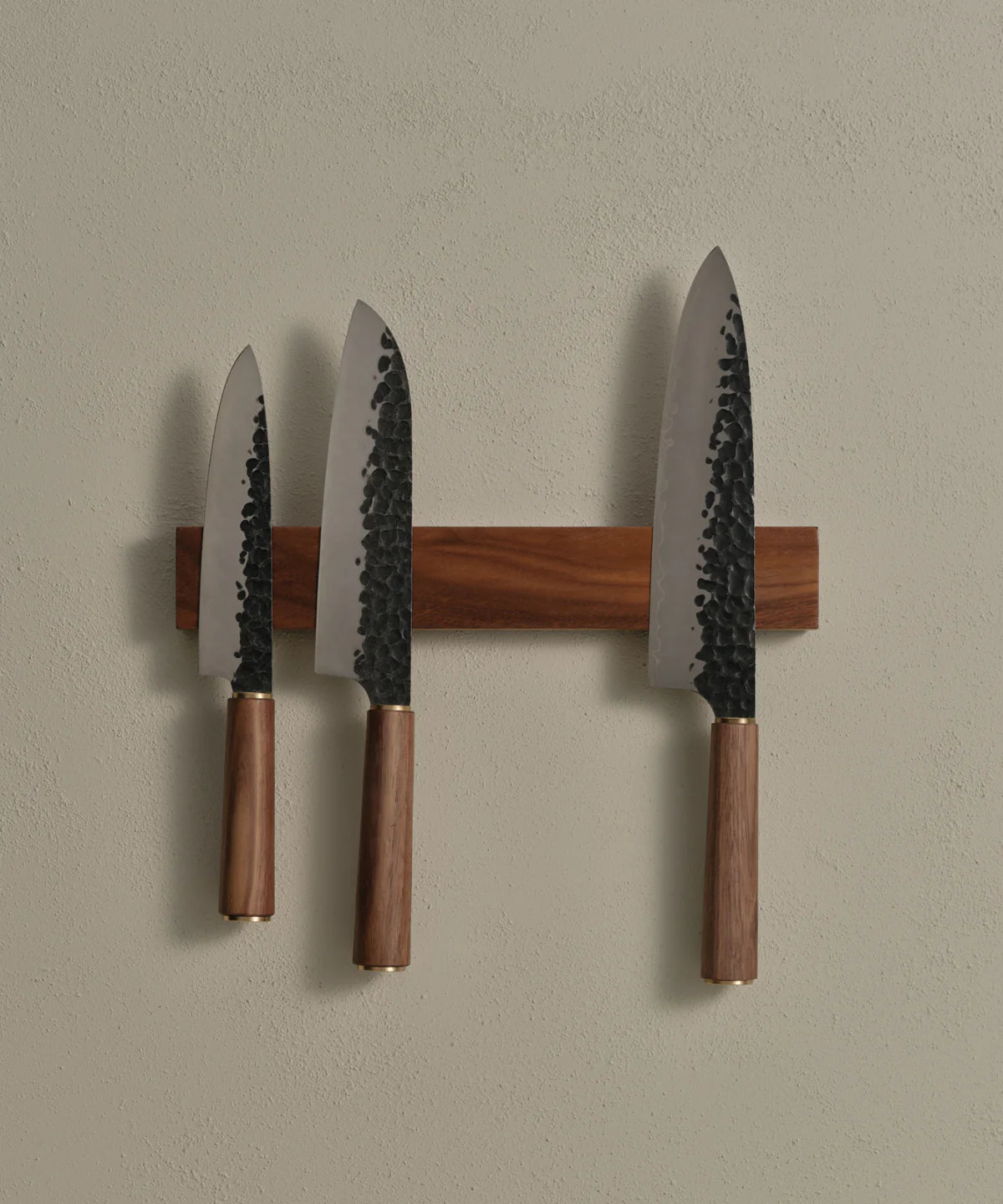 Walnut Magnetic Knife Rack by Katto