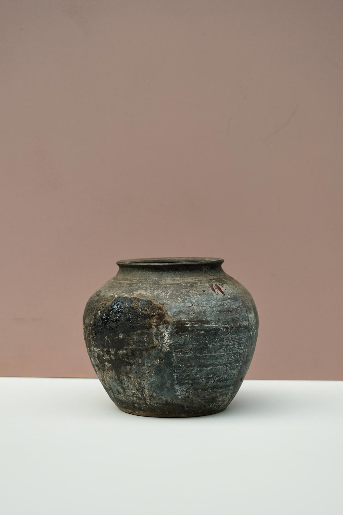 Antique Dark Pot