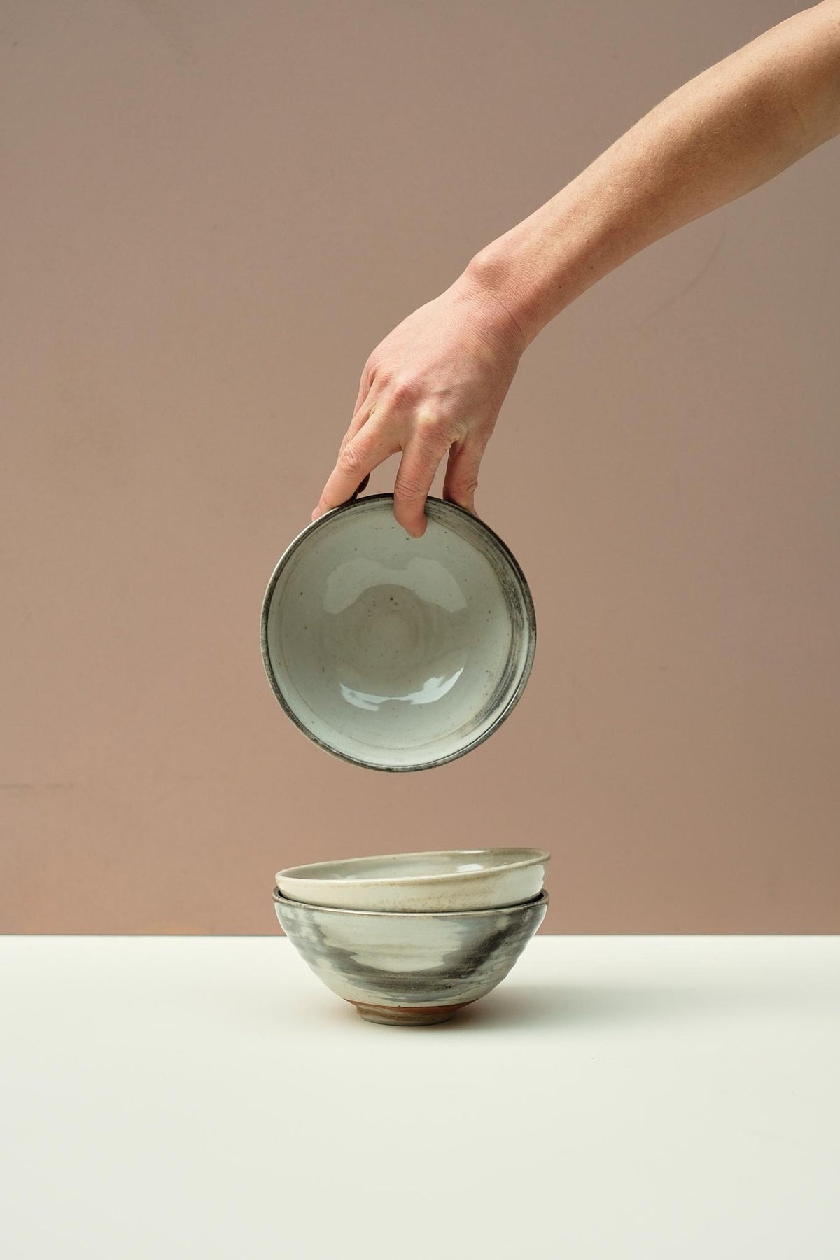 Cloud Glaze Breakfast Bowl by Nicholas Dover
