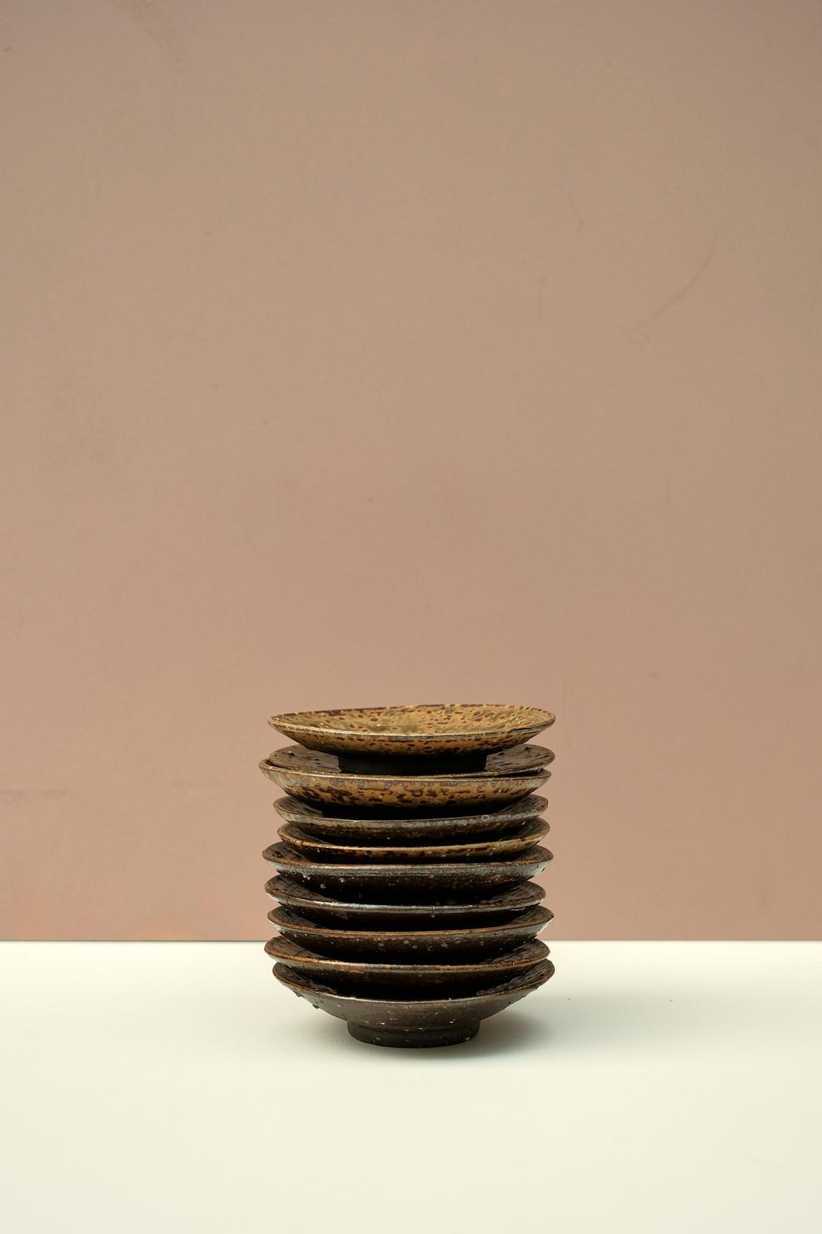 Small Green Rustic Plate by Ellen Pearce-Davies