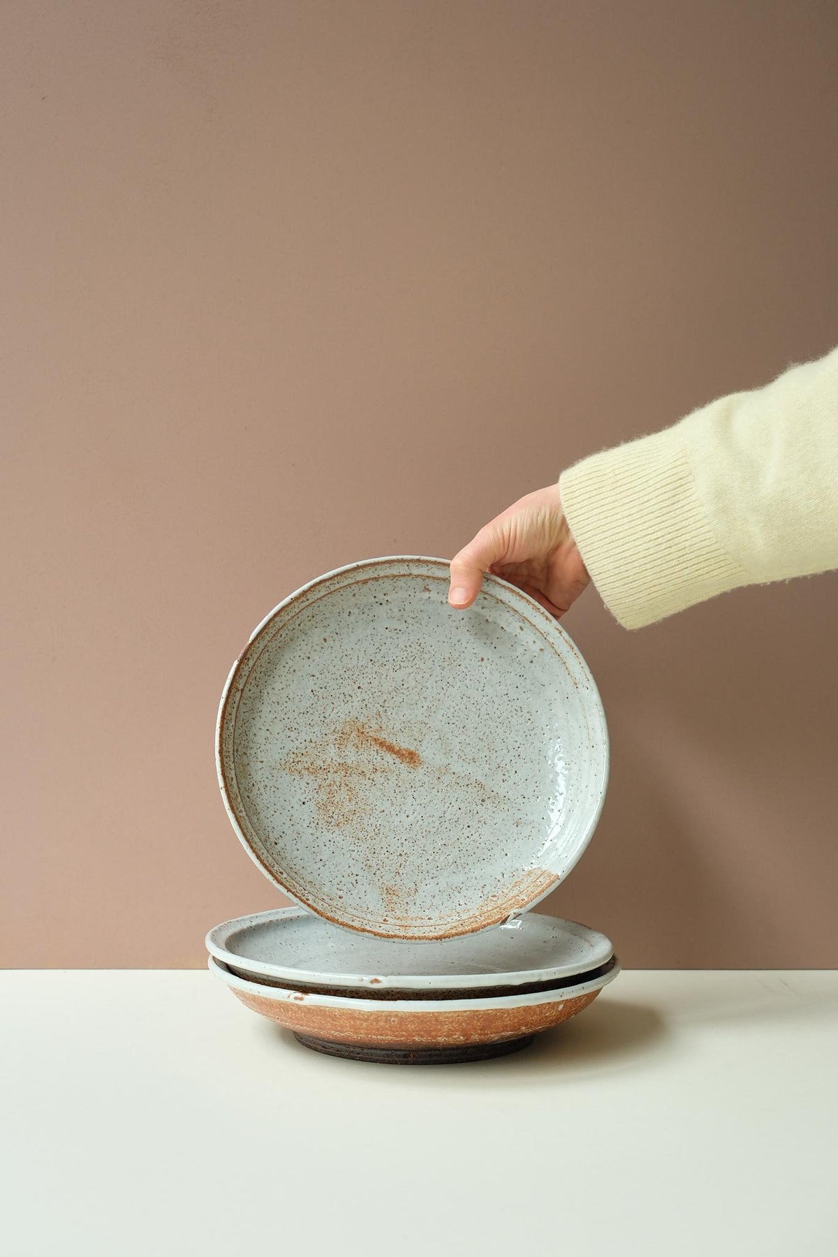 Shino Serving Dish by Ingot Objects
